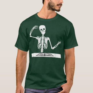 Camiseta de la historia del libro del profesor de