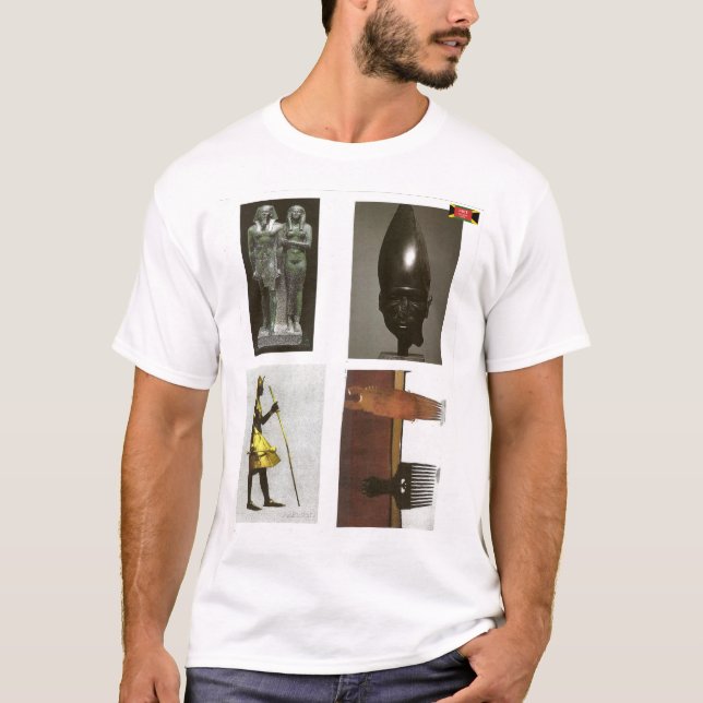 Camiseta de la HISTORIA NEGRA AFRICANA (Anverso)