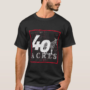 Camiseta de la historia negra de 40 acres y una mu