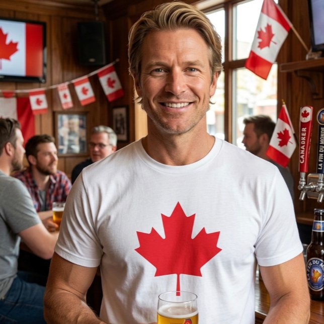 Camiseta de la hoja de arce canadiense (Subido por el creador)