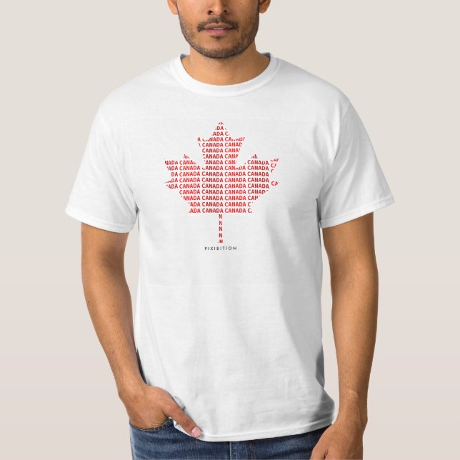 Camiseta de la hoja de arce de Canadá (Anverso)
