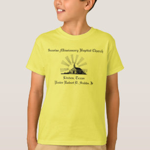 Camiseta de la iglesia baptista del misionario de