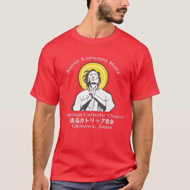 Camiseta de la Iglesia Católica San Lorenzo Ruiz Y (Anverso)