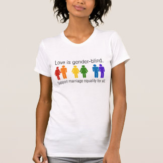 Camiseta de la igualdad de la boda