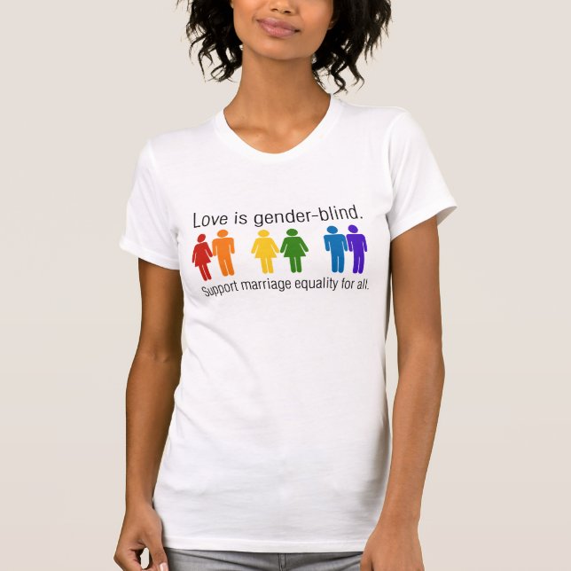 Camiseta de la igualdad de la boda (Anverso)