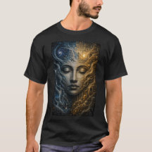 Camiseta de la ilusión de mosaico infinito