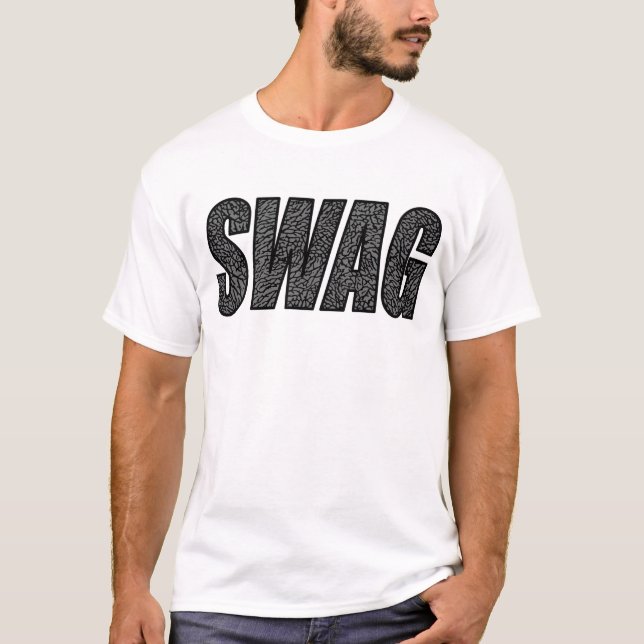Camiseta de la impresión del elefante del Swag (Anverso)