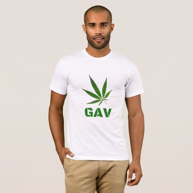 Camiseta de la impresión del logotipo de GAV (Anverso completo)