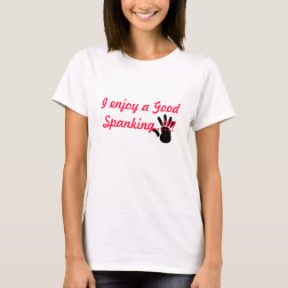 Camiseta ¡dé la impresión, yo disfrutan de un buen