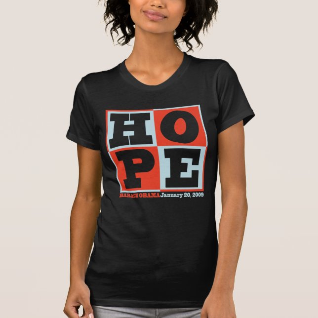 Camiseta de la inauguración de Obama de la (Anverso)