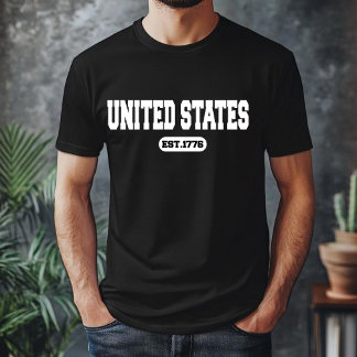 Camiseta de la Independencia de Estados Unidos - E