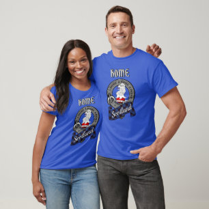 Camiseta de la insignia del clan de origen y tartá