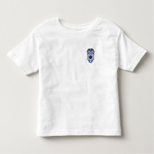 Camiseta de la insignia del policía