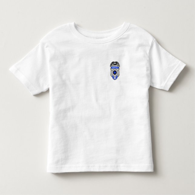 Camiseta de la insignia del policía (Anverso)