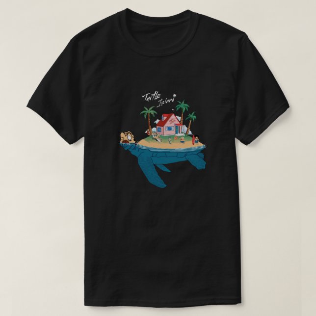 Camiseta de la isla de la tortuga (Diseño del anverso)