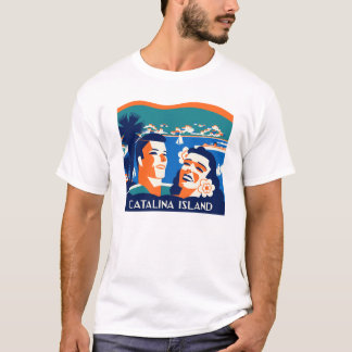 Camiseta de la isla de Santa Catalina del vintage