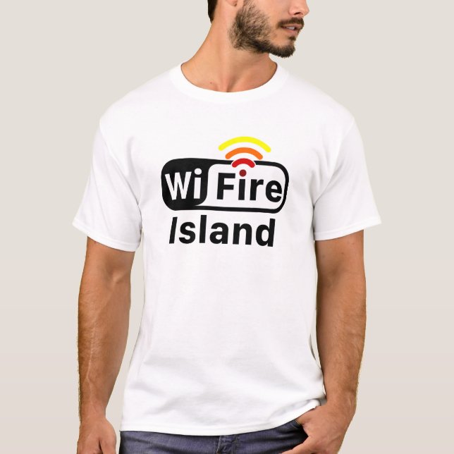 camiseta de la isla de Wifire (Anverso)