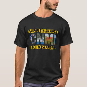Camiseta de la isla saipana de Rota-Pacífico