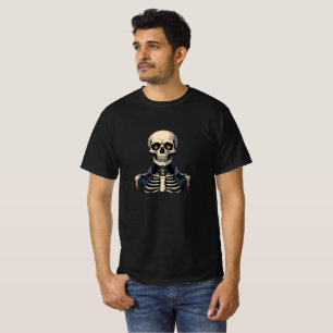 Camiseta de la jaula de Skeleton y Skeleton