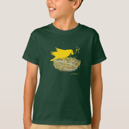Camiseta de la jerarquía del pájaro de Steampunk