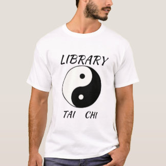 Camiseta de la ji del Tai de la biblioteca