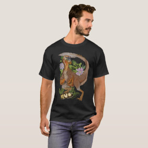 Camiseta de la jungla del rator de dinosaurio