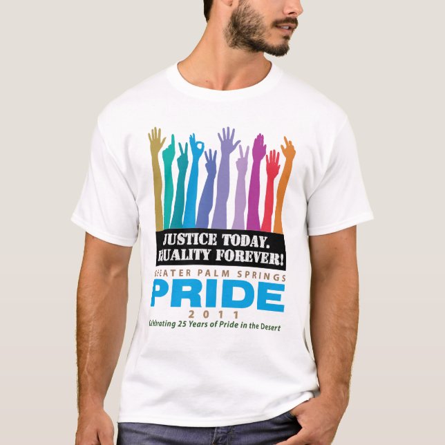 Camiseta De la justicia igualdad hoy para siempre (Anverso)