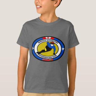 Camiseta de la juventud/club del patinaje de