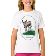 Camiseta de la juventud con el burro del bebé, St.