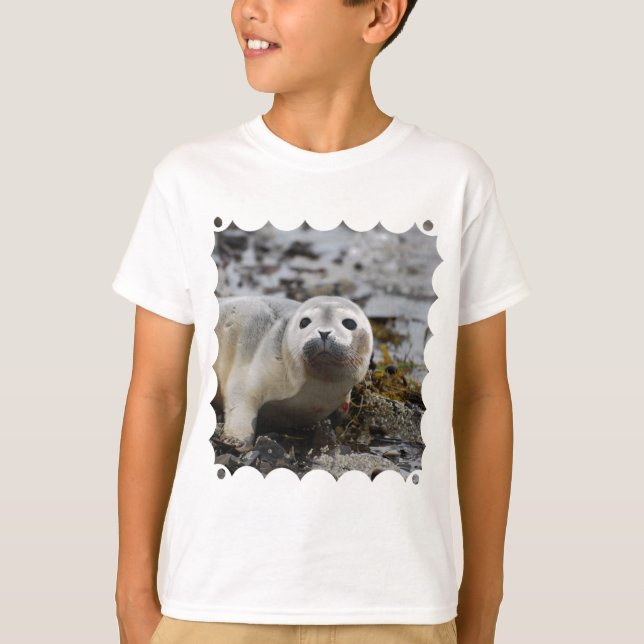 Camiseta de la juventud de cría de foca (Anverso)