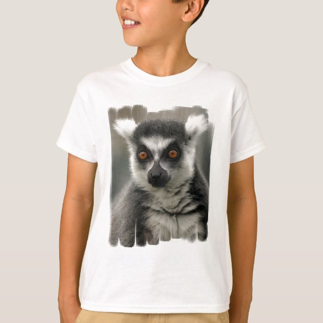 Camiseta de la juventud de la cara del Lemur (Anverso)