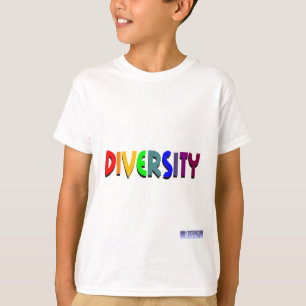 Camiseta de la juventud de la diversidad