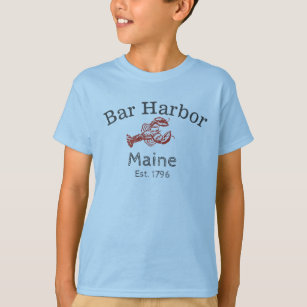 Camiseta de la langosta de Maine del puerto de la