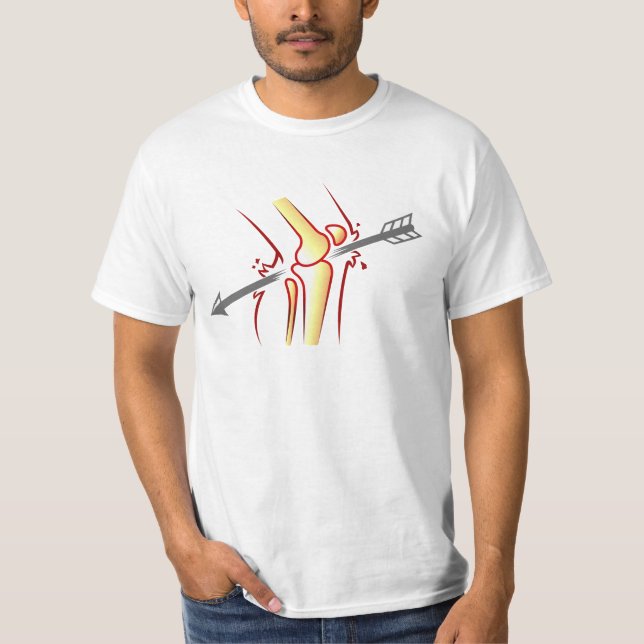 Camiseta de la lesión de rodilla (Anverso)
