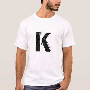 camiseta de la letra K