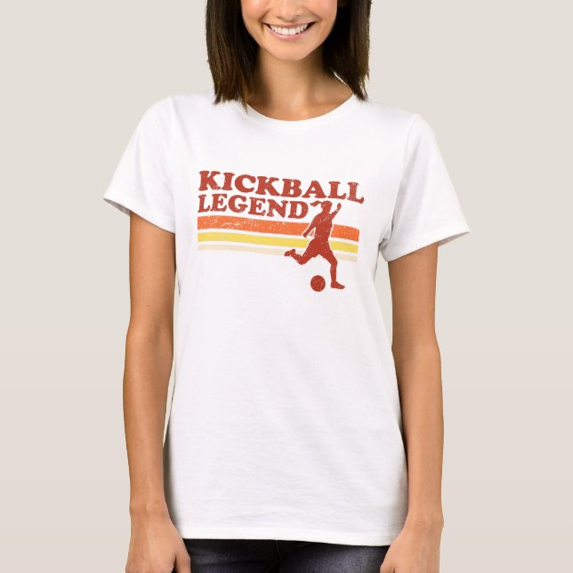 Camiseta de la leyenda de Kickball (señoras) (Anverso)