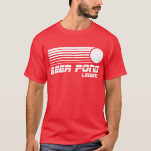 Camiseta de la leyenda de Pong de la cerveza