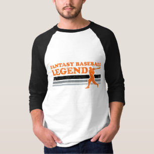 Camiseta de la leyenda del béisbol de la fantasí