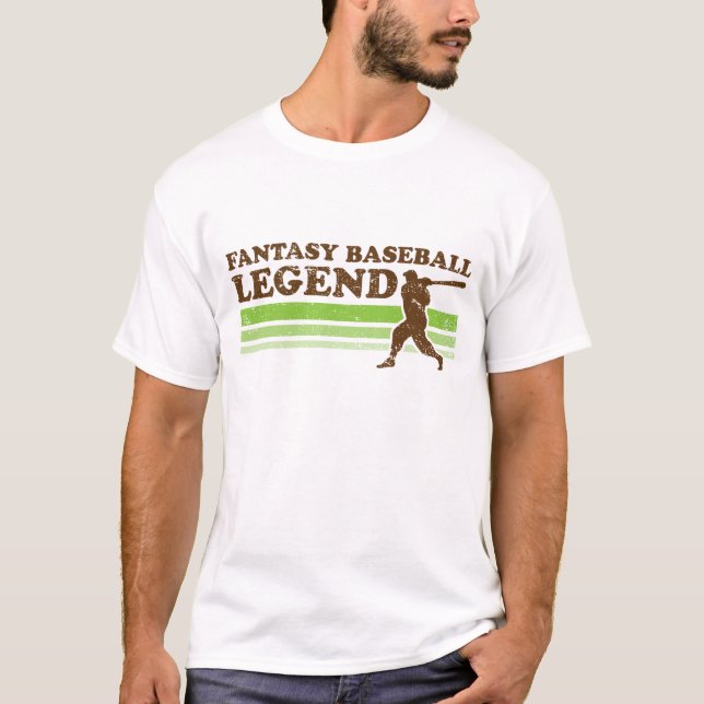 Camiseta de la leyenda del béisbol de la fantasía (Anverso)