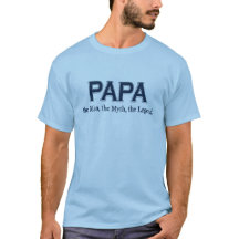 Camiseta de la leyenda del mito del hombre de la