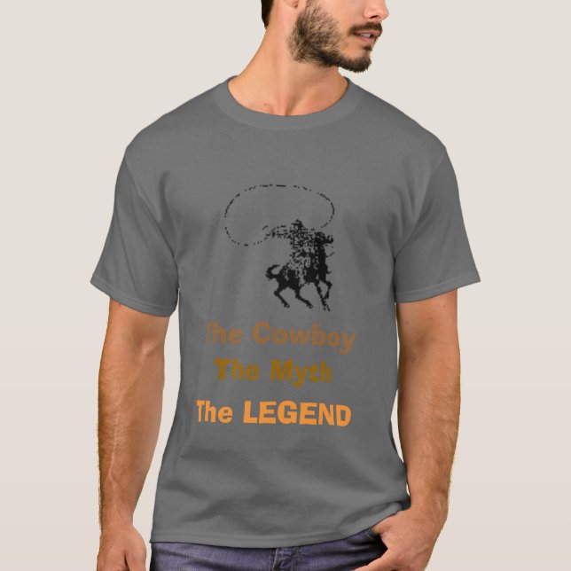Camiseta de la leyenda del vaquero (Anverso)