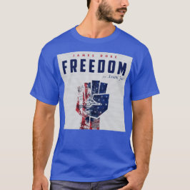 Camiseta de la libertad con arte CD