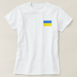 Camiseta de la libertad de la bandera de Ucrania