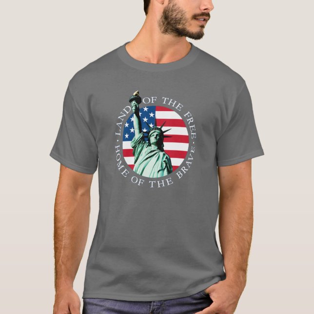 Camiseta de la libertad de la estatua de la (Anverso)