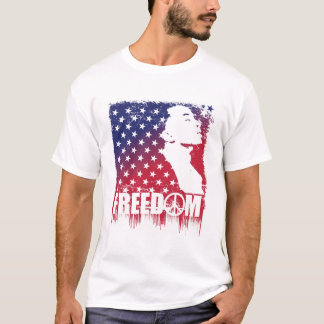 Camiseta de la libertad de los hombres (l)