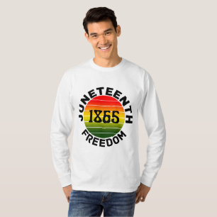 Camiseta de la libertad del Juneteenth 1865