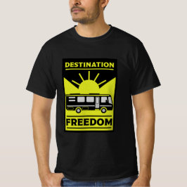 Camiseta de la libertad RV de Motorhome Camping