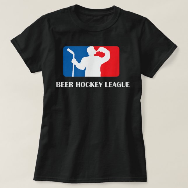 Camiseta de la Liga de Hockey sobre Cerveza para a (Diseño del anverso)