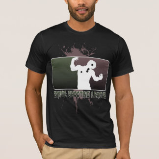 Camiseta de la liga del tiroteo del zombi