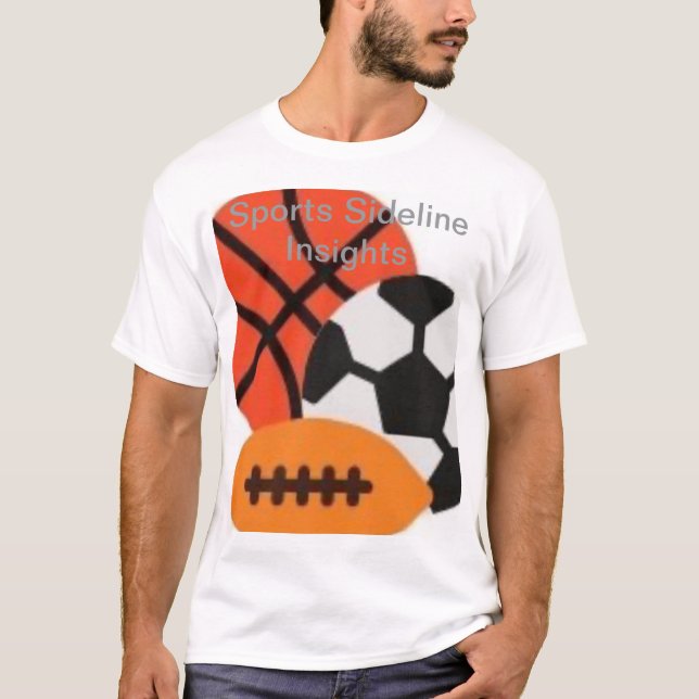 Camiseta de la línea lateral del deporte (Anverso)